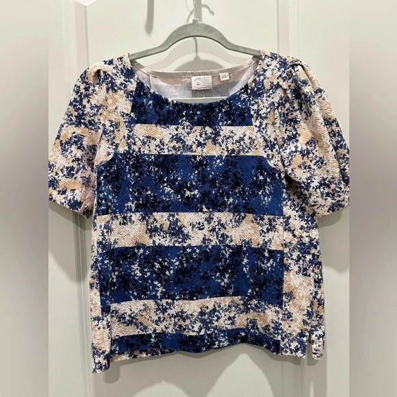 ANTHROPOLOGIE POSTCARD TOP SIZE SMALL NWOT - Picture 1 of 5